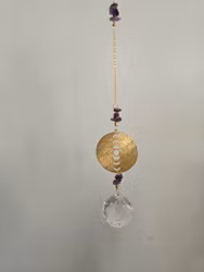 Solfångare ametist, måne & sol 4 (65cm)