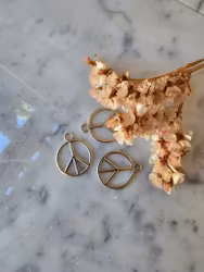 Peace | Berlock | Silver | ca 34mm