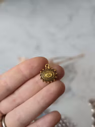 Öga | Guld | Berlock | ca 17mm