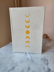 Journal | månfaser vit A5