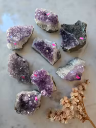 Ametistkluster, rea, välj din favorit