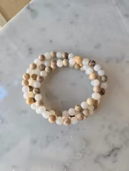 Armband, Maifanit & frostad agat (mix) erbjudande!