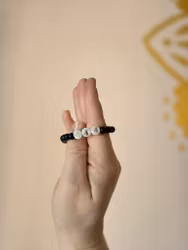 444 ~ Protected by an angel | Svart Obsidian