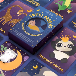 Sweet dreams affirmation cards [kids]