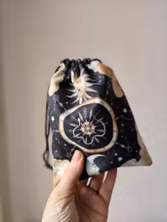 Tarotkortspåse (Måne & sol)