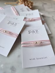 Wish bracelet | rosenkvarts | rosa