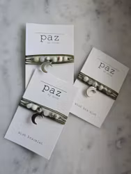 Wish bracelet | trädagat & måne | grön