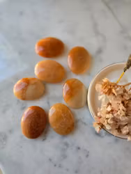 Orange Aventurin, liten handsten