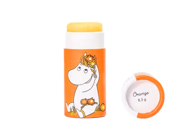 Moomin by G&L - Läppcerat av bivax med apelsin | Snorkfröken