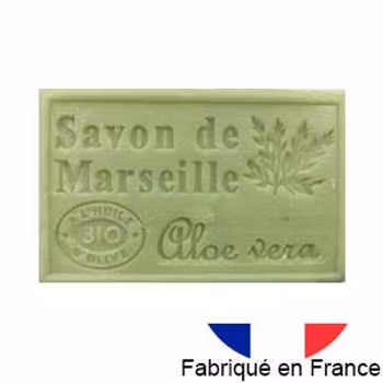 Marseille Soap with Organic Olive Oil, Aloe Vera Fragrance