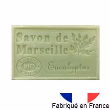 Marseille Soap with Organic Olive Oil - Eucalyptus