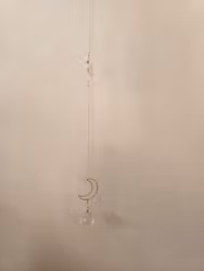 Solfångare rosenkvarts, nr 1 (handgjord av Julia)