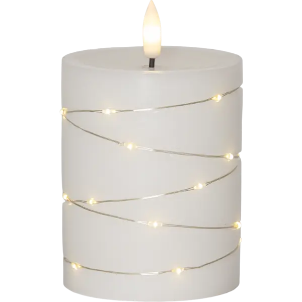 KOMMER SNART  Blockljus Flamme Dew