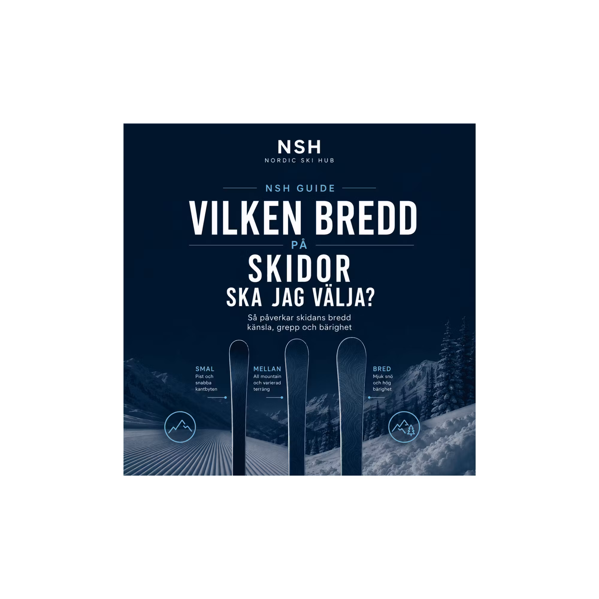 Vilken bredd på skidor ska jag välja?