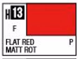 Aqueous Hobby Colors  (10 ml) Flat Red