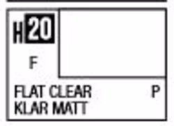 Aqueous Hobby Colors  (10 ml) Flat Clear