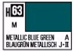 Aqueous Hobby Colors  (10 ml) Metallic Blue Green