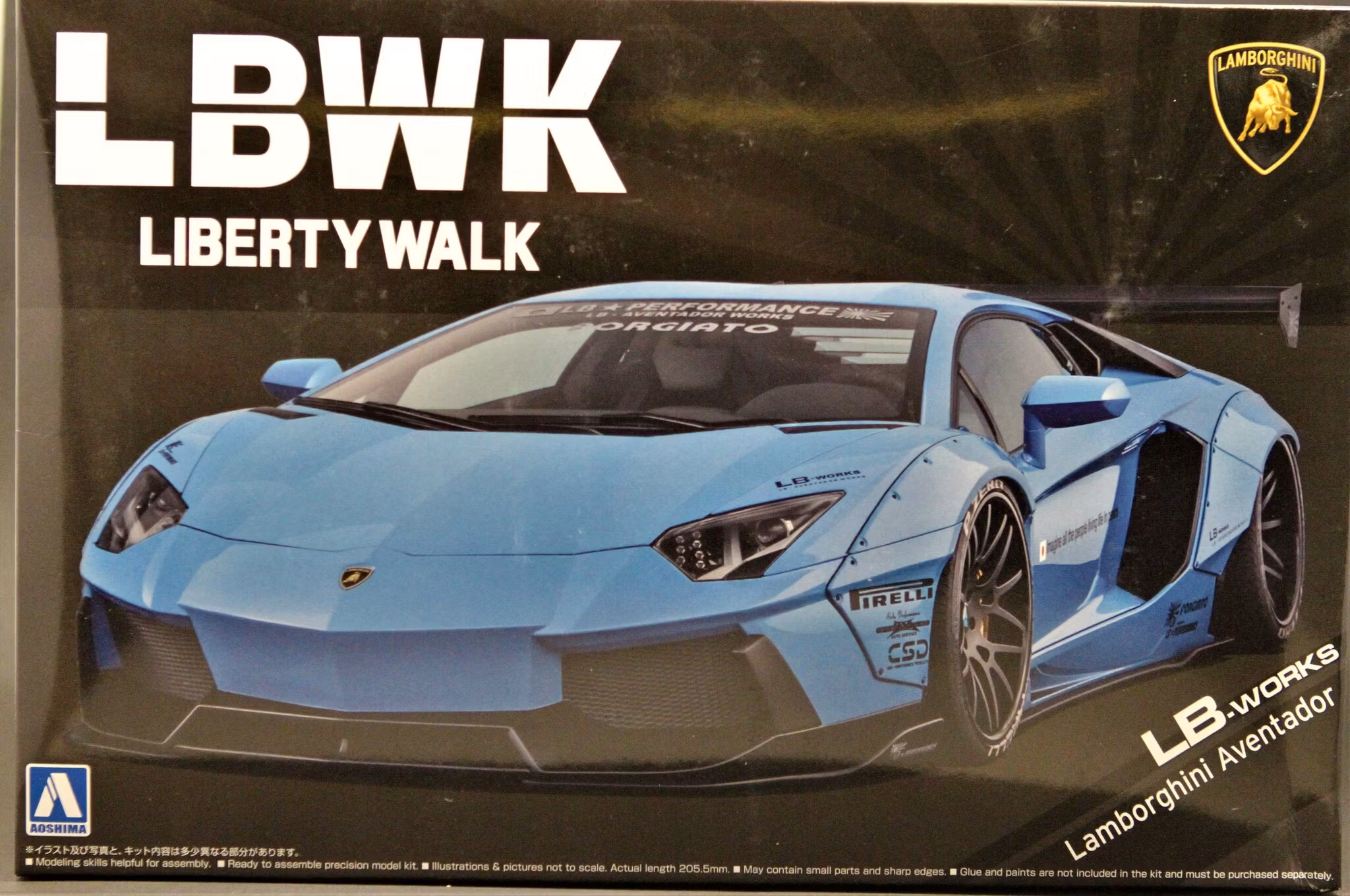 LB WORKS LAMBORGHINI AVENTADOR VERSION 1 1/24