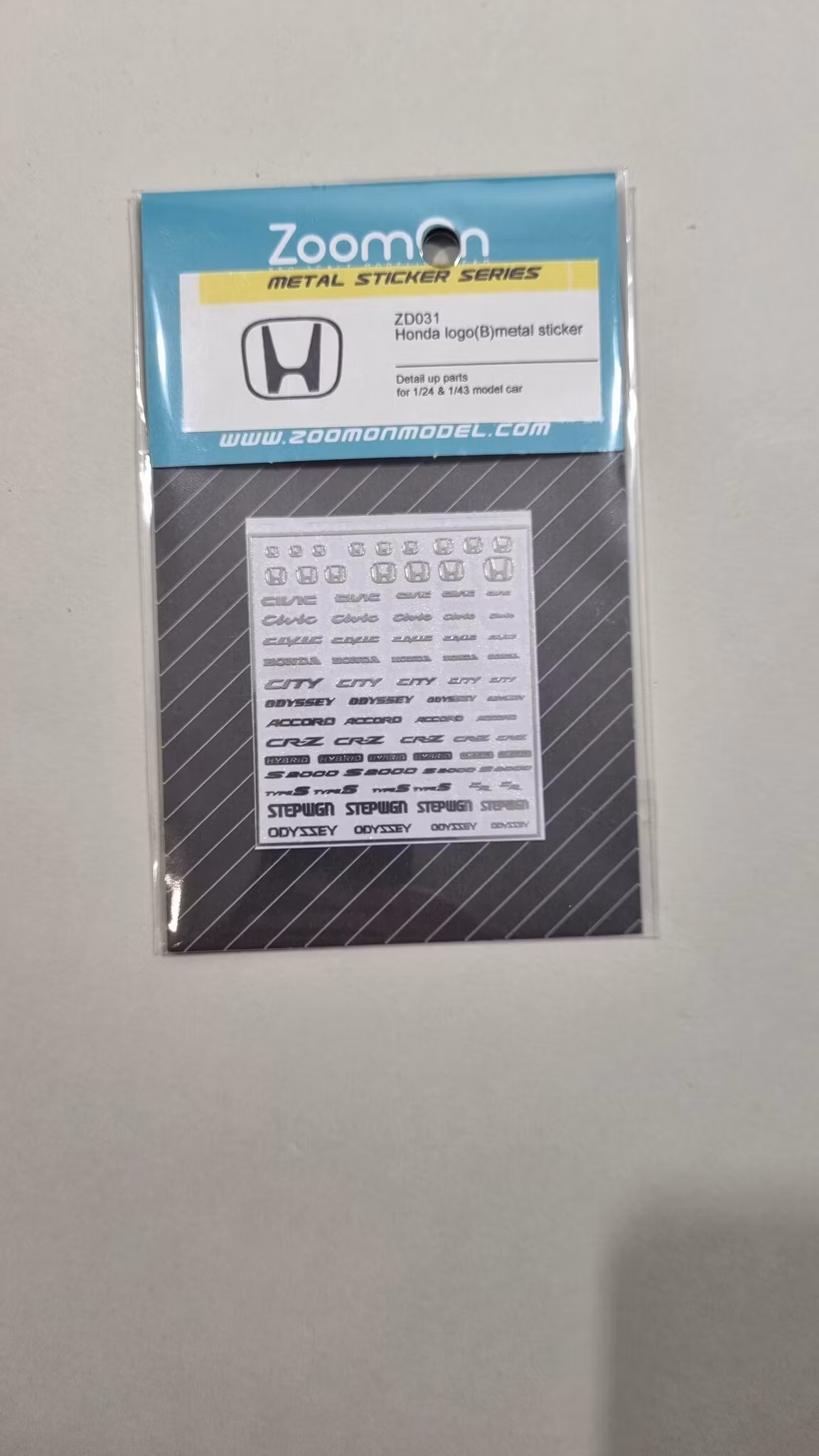 Honda Metal Logo 1/24