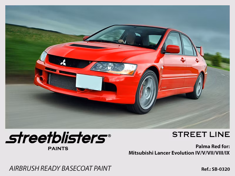 Mitsubishi Lancer Evolution Palma Red - 1x30ml