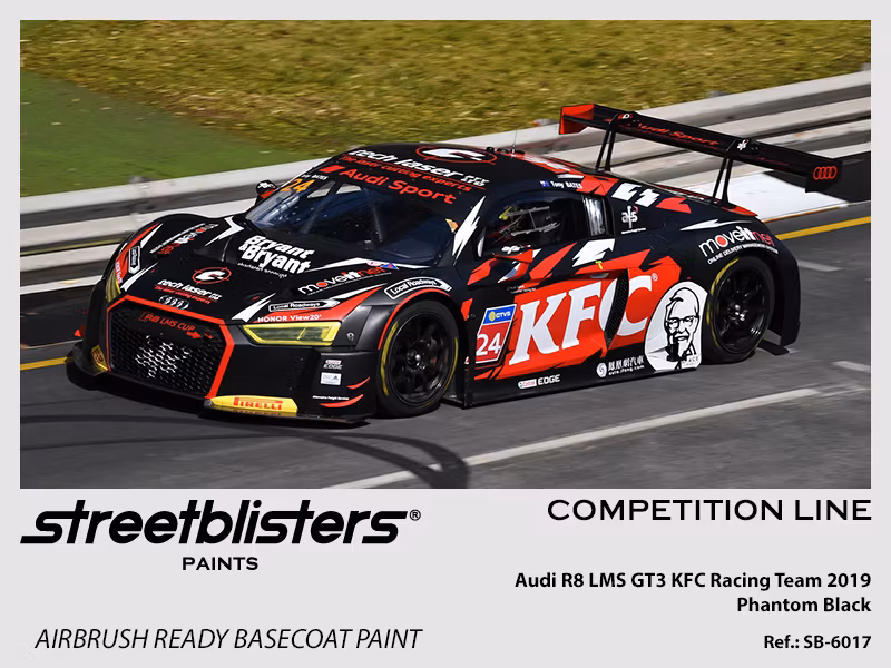 Audi R8 LMS GT3 Phantom Black - 1x30ml