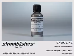 Titanium silver (Metallic)  1x30ml