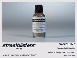 Titanium gold (Metallic) – 1x30ml