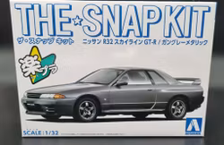 Snap Kit NISSAN R32 SKYLINE GT-R GUN GRAY METALLIC  1:32