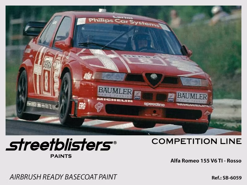 Alfa Romeo 155 V6 TI Röd - 1x30ml