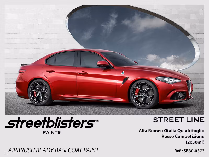 Alfa Romeo Giulia Quadroglio Rosso Competizione- 2x30ml