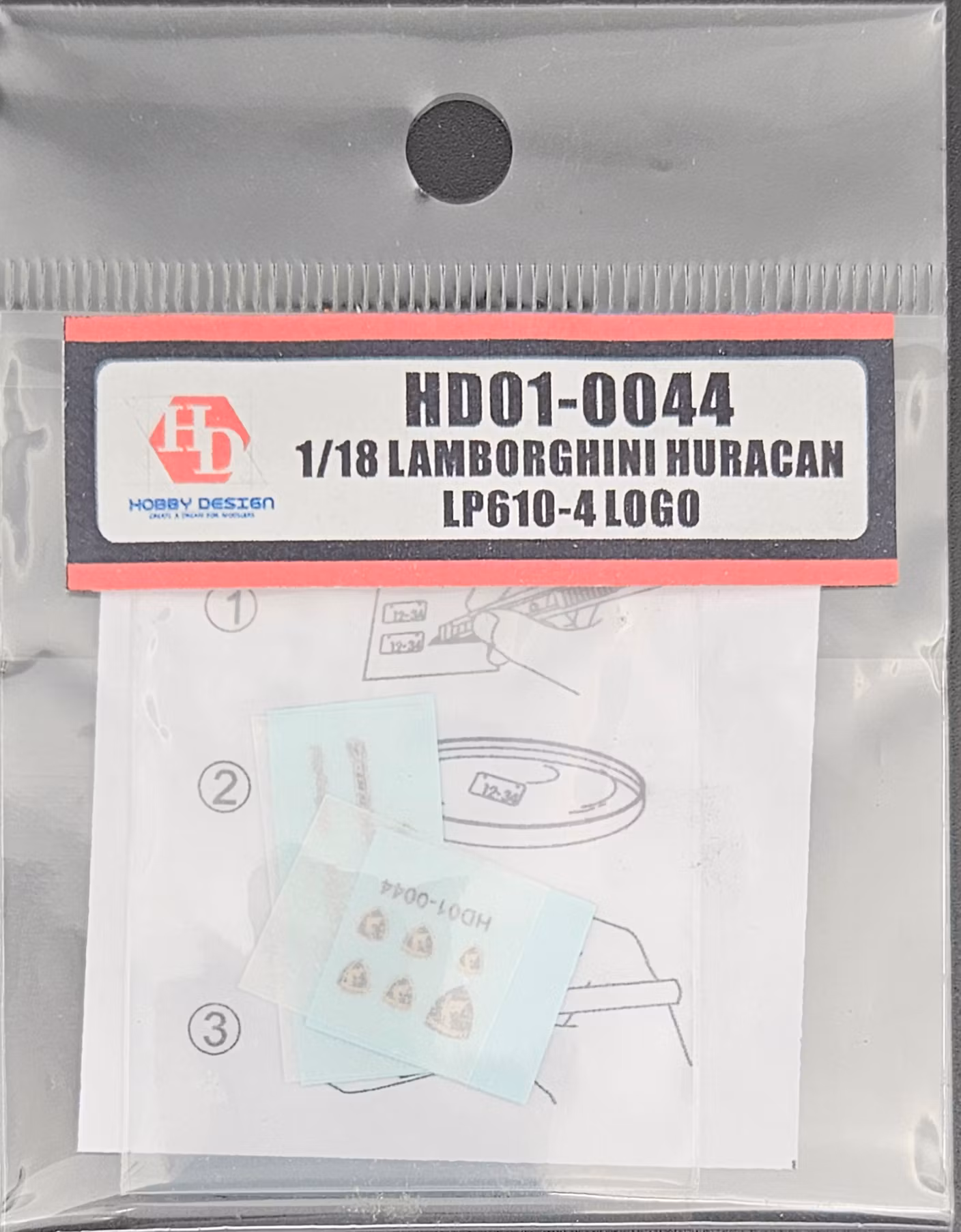 LAMBORGHINI HURACAN LP610-4 LOGO 1/18