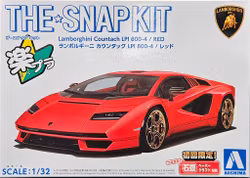 Snap-Kit LAMBORGHINI COUNTACH LPI 800-4 RED   1:32