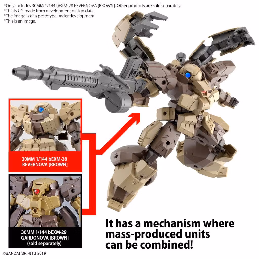 30MM bexm-28 Revernova Brown 1/144