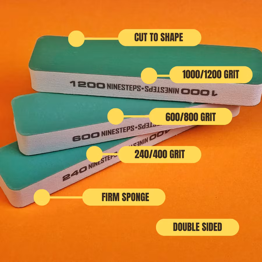 NINESTEPS Sanding Blocks Firm Type