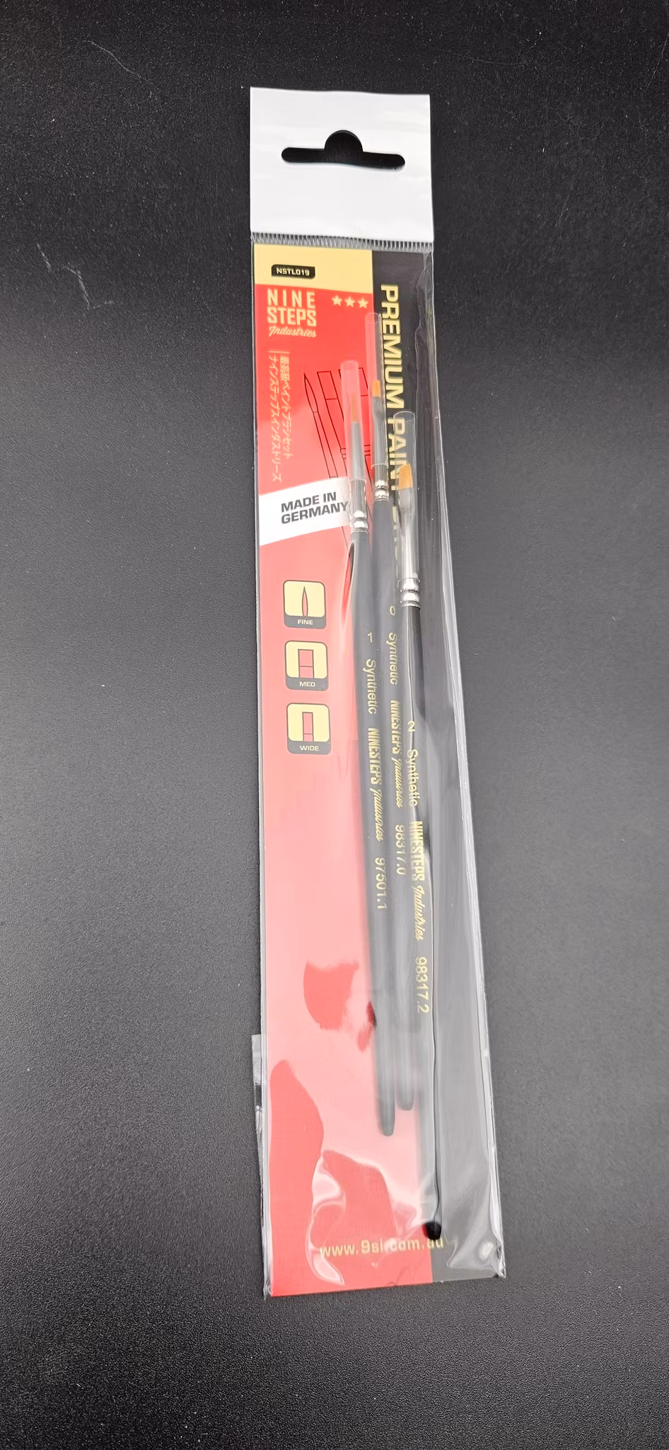 NINESTEPS Premium Paint Brush Set