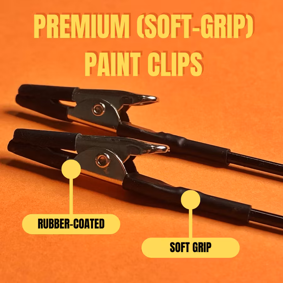 NINESTEPS Premium Soft Grip Painting Clips (15)