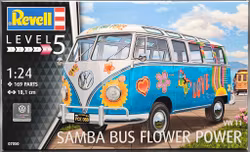 VW T1 Samba Bus Flower Power