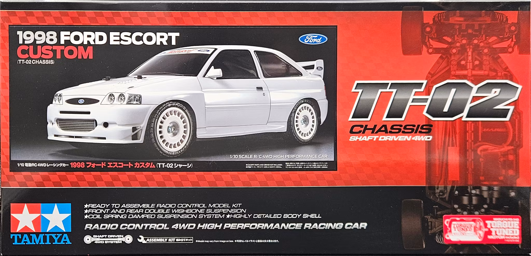 1998 Ford Escort Custom (TT-02) / NO ESC 1/10