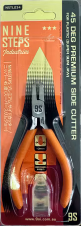 NINESTEPS Premium Side Cutter / Nipper 45 deg (Super Slim Jaw)