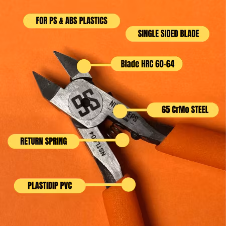 NINESTEPS Premium Left Hand Side Cutter / Nipper (Super Slim Jaw)