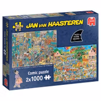 Jan Van Haasteren - The Music Shop & Holiday Jitters 2x 1000 pcs