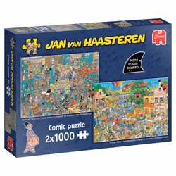 Jan Van Haasteren - The Music Shop & Holiday Jitters 2x 1000 pcs