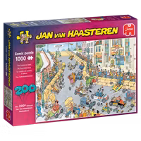 Jan Van Haasteren - 200th puzzle illustration celebration!(The soap Box race) - 1000 pcs