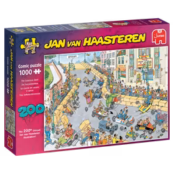 Jan Van Haasteren - 200th puzzle illustration celebration!(The soap Box race) - 1000 pcs