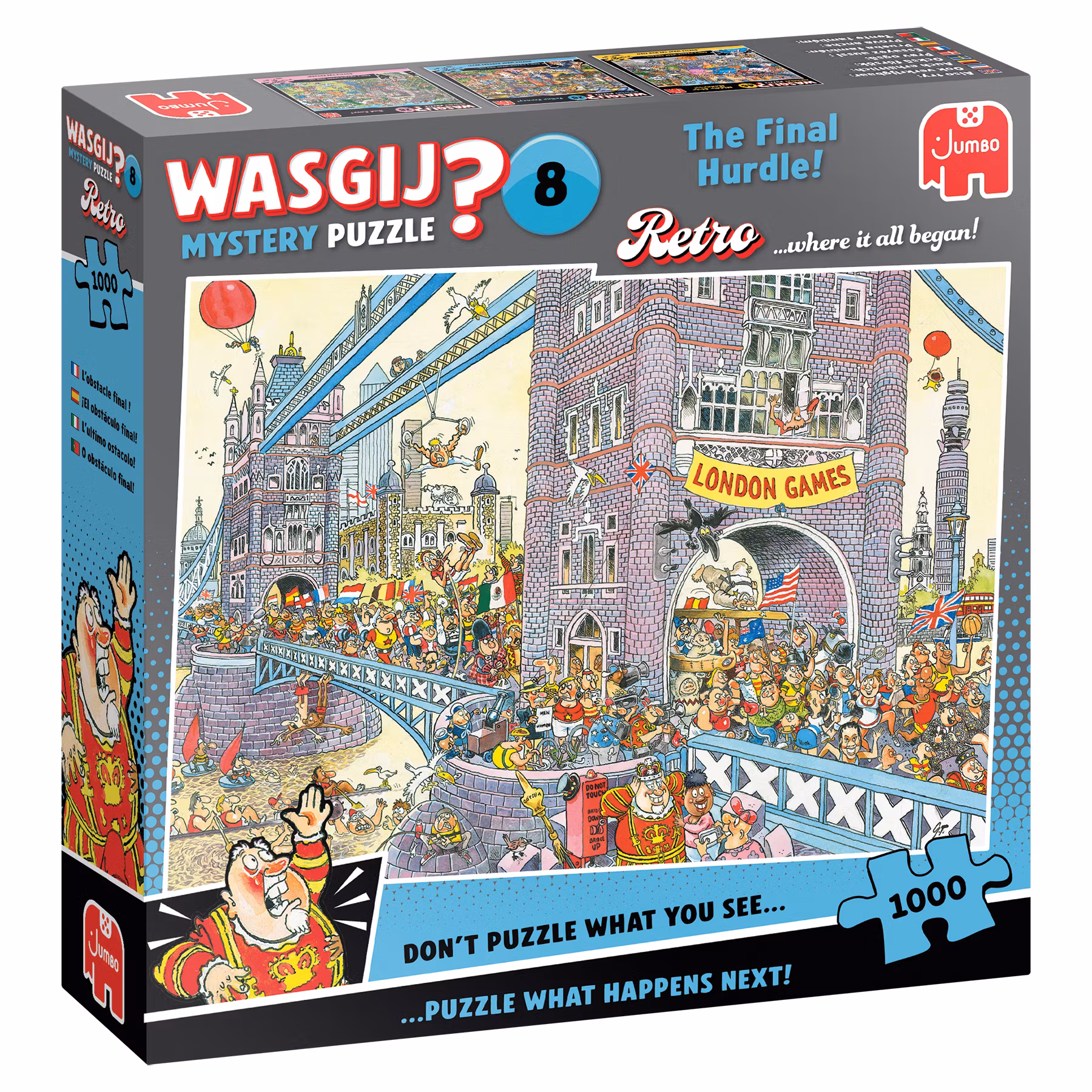 Wasgij Retro Mystery 8 - The Final Hurdle! 1000 pcs