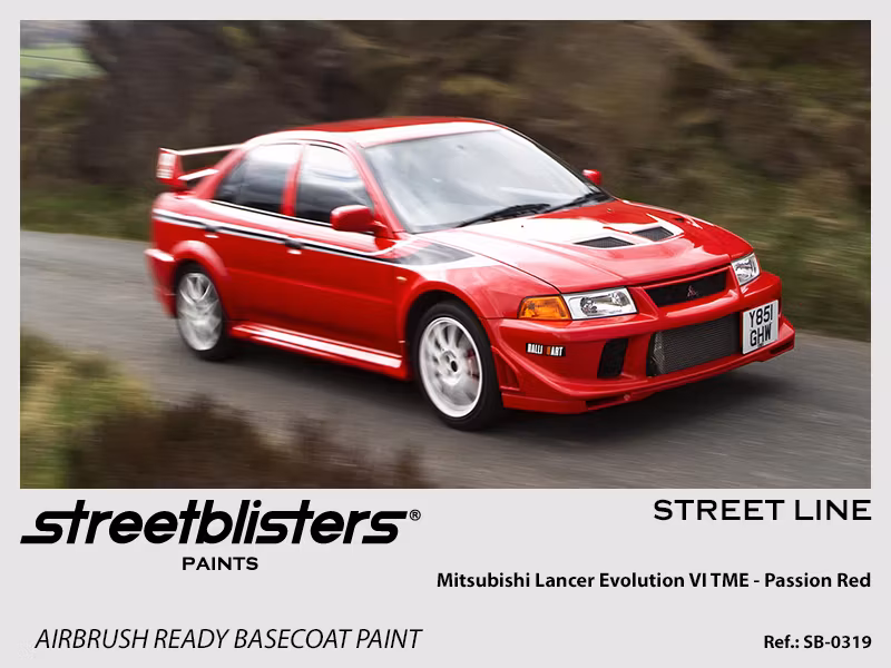 Mitsubishi Lancer Evolution VI TME Passion Red - 1x30ml