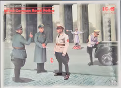 WWII German Road Police (5 figurer) 1/35