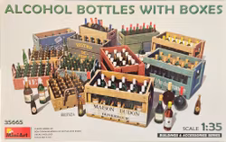 Alcohol Bottles w/Boxes 1/35