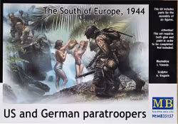 U.S. and German paratroopers South Of Europ 1944 1/35