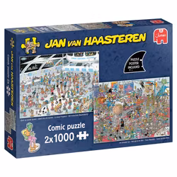 Jan Van Haasteren - Give us some space & All dressed up 2x 1000 pcs